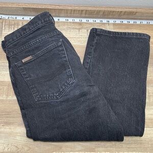 Ariat Legacy M5 Straight Fit Straight‎ Leg Denim Jean Men 32/38 Black 36" Inseam